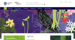 Desktop Screenshot of hortusleiden.nl